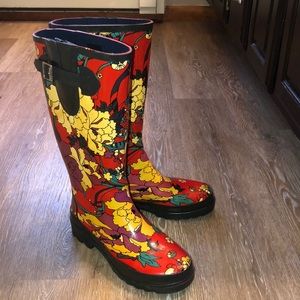 Sakroots floral rain boot